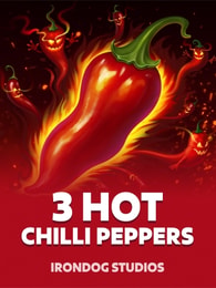 3 Hot Chilli Peppers by Iron Dog Studio on Roobet Slots