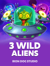 3 Wild Aliens by Iron Dog Studio on Roobet Slots