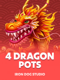 4 Dragon Pots by Iron Dog Studio on Roobet Slots