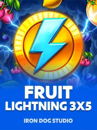 Fruit Lightning 3x5 by Iron Dog Studio on Roobet Slots