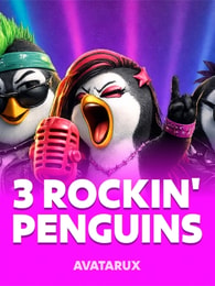 3 Rockin' Penguins by AvatarUX on Roobet Slots