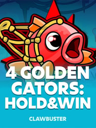 4 Golden Gators: Hold&Win by Clawbuster on Roobet Slots