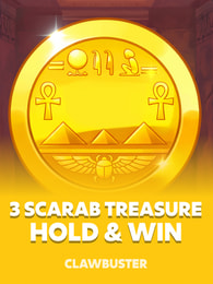 3 Scarab Treasure: Hold&Win by Clawbuster on Roobet Slots