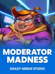 Moderator Madness by Krazy Nerdz Studio on Roobet Slots