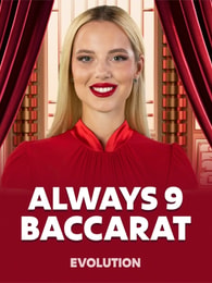 Always 9 Baccarat by Evolution on Roobet Baccarat