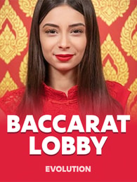 Baccarat Lobby by Evolution on Roobet Lobby
