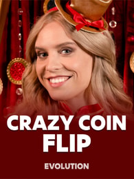 Crazy Coin Flip by Evolution on Roobet Game Shows