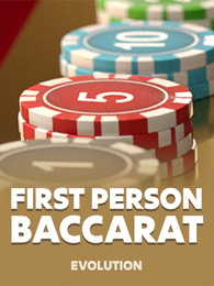 First Person Baccarat by Evolution on Roobet Baccarat