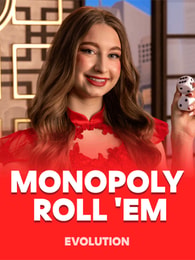 MONOPOLY Roll 'em by Evolution on Roobet Dice