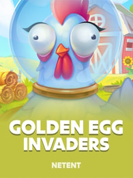 Golden Egg Invaders by NetEnt on Roobet Slots