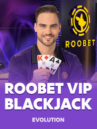 Roobet VIP Blackjack by Evolution on Roobet Blackjack