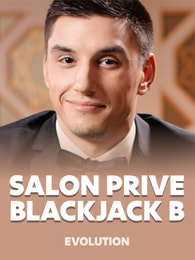 Salon Privé Blackjack B by Evolution on Roobet Blackjack