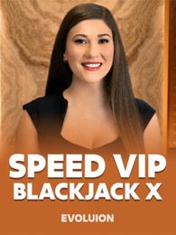 Speed VIP Blackjack X by Evolution on Roobet Blackjack