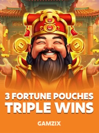 3 Fortune Pouches: Triple Wins by Gamzix on Roobet Slots