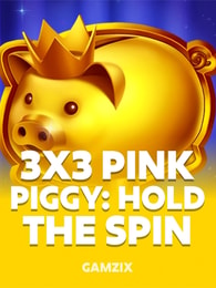 3x3 Pink Piggy: Hold the Spin by Gamzix on Roobet Slots