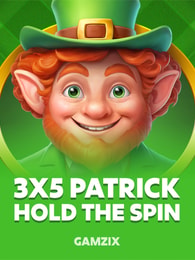 3x5 Patrick: Hold The Spin by Gamzix on Roobet Slots