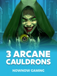 3 Arcane Cauldrons by NowNow Gaming on Roobet Slots