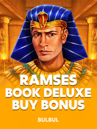 Ramses Book Deluxe Buy Bonus by Bulbul on Roobet Slots