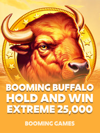 Booming Buffalo Hold and Win Extreme 25,000 by Booming Games on Roobet Slots