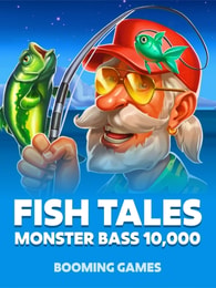 Fish Tales Monster Bass 10,000 by Booming Games on Roobet Slots