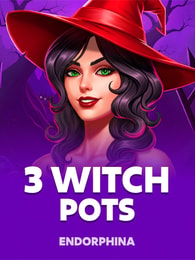3 Witch Pots by Endorphina on Roobet Slots