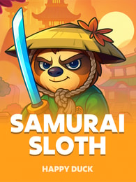 Samurai Sloth by Happy Duck on Roobet Slots