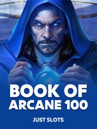 Book of Arcane 100 by Just Slots on Roobet Slots