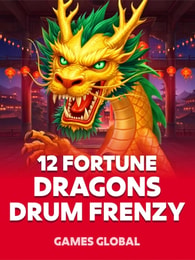 12 Fortune Dragons Drum Frenzy by Games Global on Roobet Slots