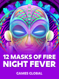12 Masks of Fire: Night Fever by Games Global on Roobet Slots