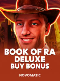 Book of Ra Deluxe Buy Bonus by Novomatic on Roobet Slots