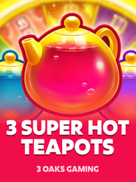 3 Super Hot Teapots by 3 Oaks Gaming on Roobet Slots