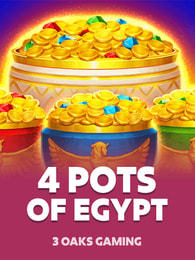 4 Pots of Egypt by 3 Oaks Gaming on Roobet Slots