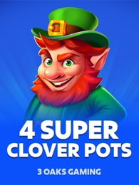 4 Super Clover Pots by 3 Oaks Gaming on Roobet Slots