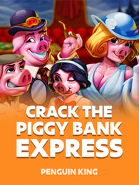 Crack the Piggy Bank Express by Penguin King on Roobet Slots