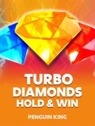 Turbo Diamonds: Hold and Win by Penguin King on Roobet Slots