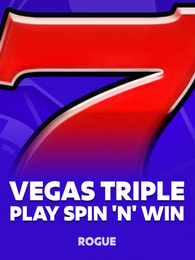 Vegas Triple Play Spin 'n' Win by Rogue on Roobet Slots