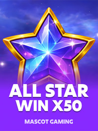 All Star Win x50 by Mascot Gaming on Roobet Slots