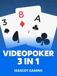 Videopoker 3in1 by Mascot Gaming on Roobet Video Poker
