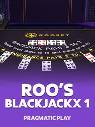Roobet BlackjackX 1 by Pragmatic Play on Roobet Blackjack
