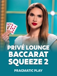 Privé Lounge Baccarat Squeeze 2 by Pragmatic Play on Roobet Baccarat