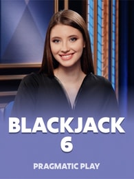 Blackjack 6 by Pragmatic Play on Roobet Blackjack