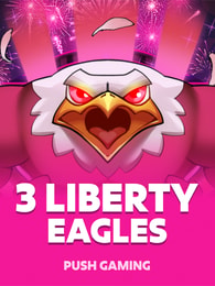 3 Liberty Eagles by Push Gaming on Roobet Slots