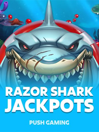 Razor Shark Jackpots by Push Gaming on Roobet Slots