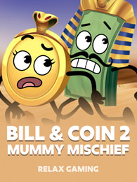 Bill & Coin 2: Mummy Mischief by Relax on Roobet Slots