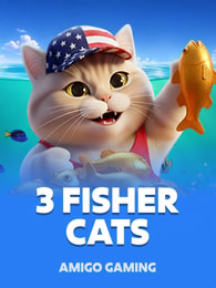 3 Fisher Cats by Amigo Gaming on Roobet Slots