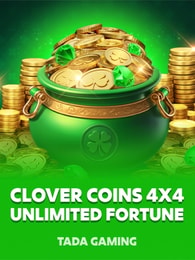 Clover Coins 4x4 Unlimited Fortune by TaDa Gaming on Roobet Slots