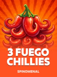 3 Fuego Chillies by Spinomenal on Roobet Slots