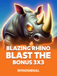 Blazing Rhino - Blast The Bonus 3x3 by Spinomenal on Roobet Slots