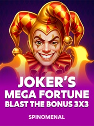 Joker’s Mega Fortune - Blast The Bonus 3x3 by Spinomenal on Roobet Slots