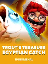 Trout's Treasure - Egyptian Catch by Spinomenal on Roobet Slots